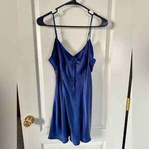 Victoria's Secret Navy Silk Slip